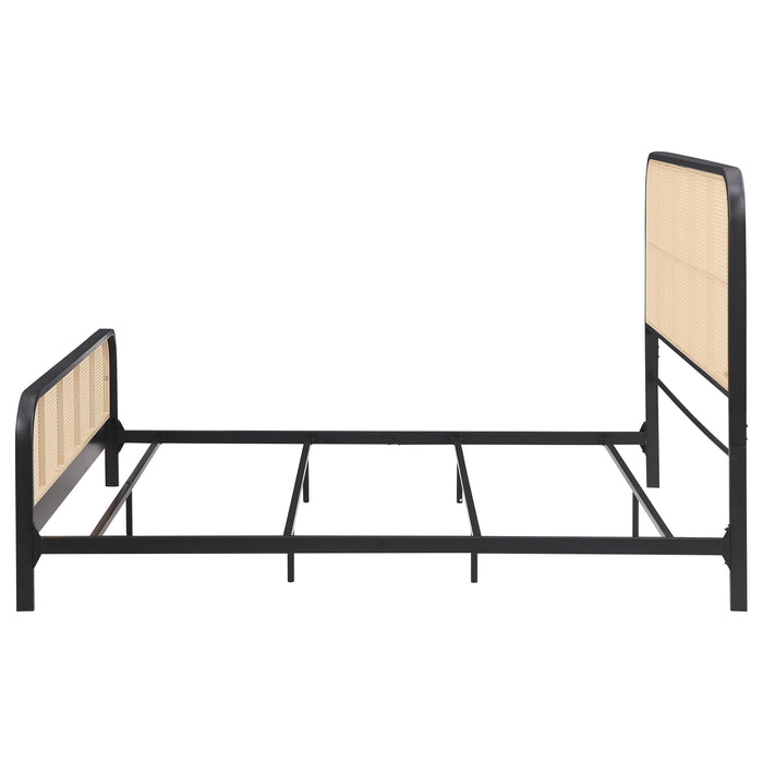 Lanewood Eastern King & Queen Bed Black & White - Orbit Furniture (Richmond,BC)