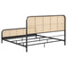 Lanewood Eastern King & Queen Bed Black & White - Orbit Furniture (Richmond,BC)