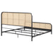 Lanewood Eastern King & Queen Bed Black & White - Orbit Furniture (Richmond,BC)