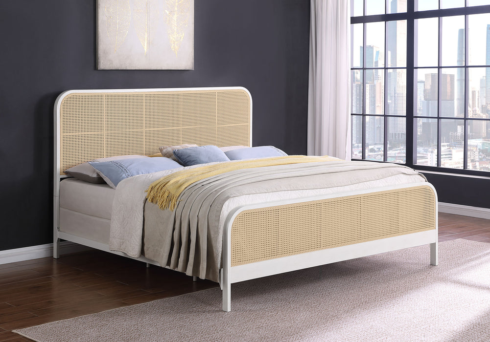 Lanewood Eastern King & Queen Bed Black & White - Orbit Furniture (Richmond,BC)