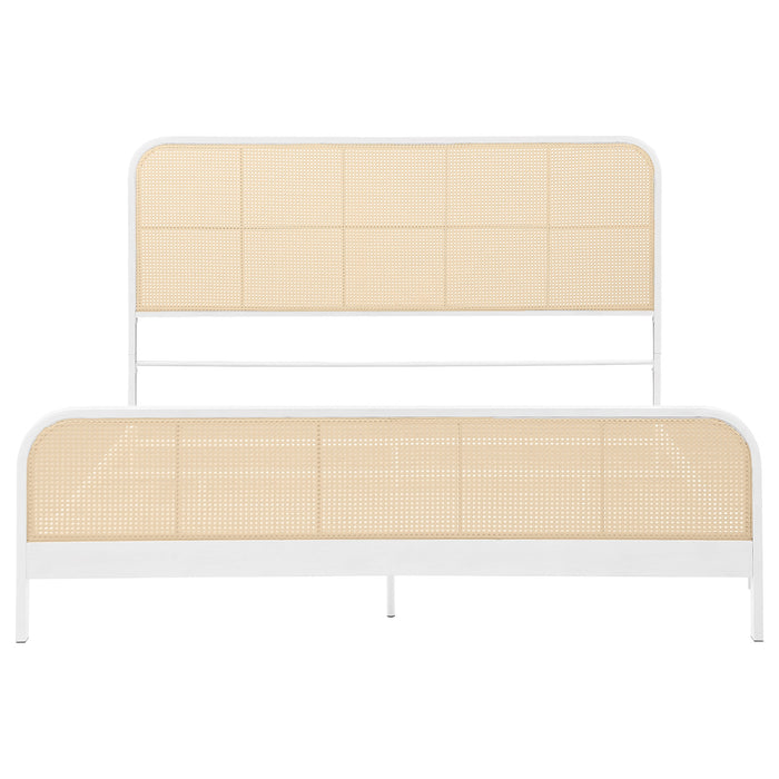 Lanewood Eastern King & Queen Bed Black & White - Orbit Furniture (Richmond,BC)