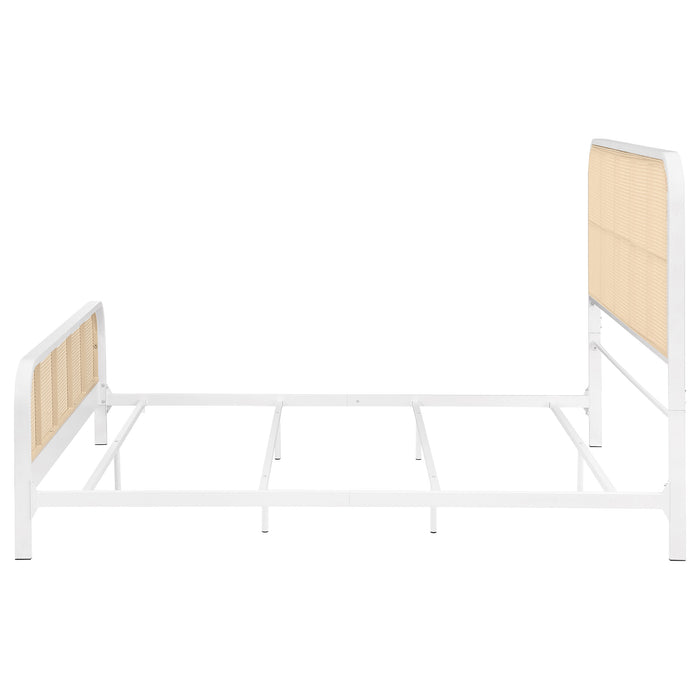 Lanewood Eastern King & Queen Bed Black & White - Orbit Furniture (Richmond,BC)