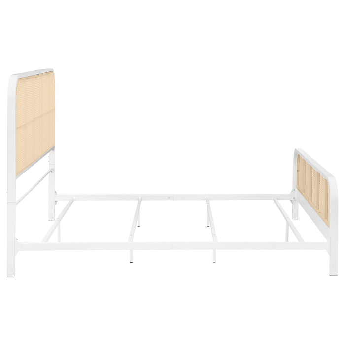 Lanewood Eastern King & Queen Bed Black & White - Orbit Furniture (Richmond,BC)