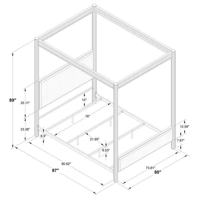 Zimmerlee Eastern King & Queen Bed - Orbit Furniture (Richmond,BC)