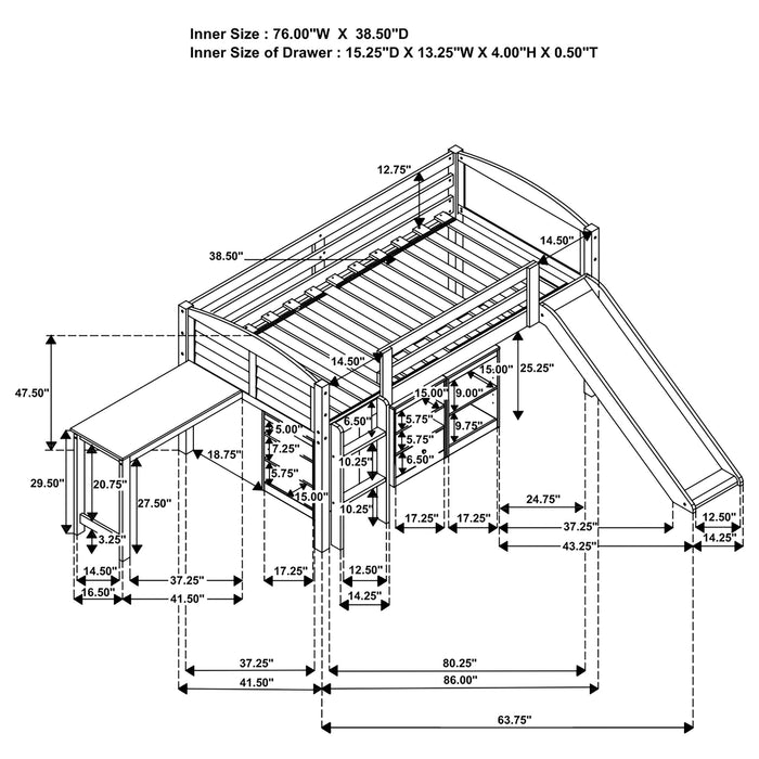 Millie Loft Beds - Orbit Furniture (Richmond,BC)