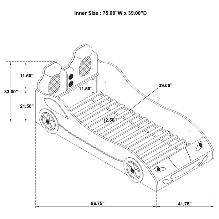 Cruiser Twin Bed - Orbit Furniture (Richmond,BC)