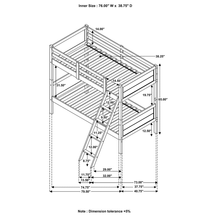 Ryder Bunk Beds - Orbit Furniture (Richmond,BC)