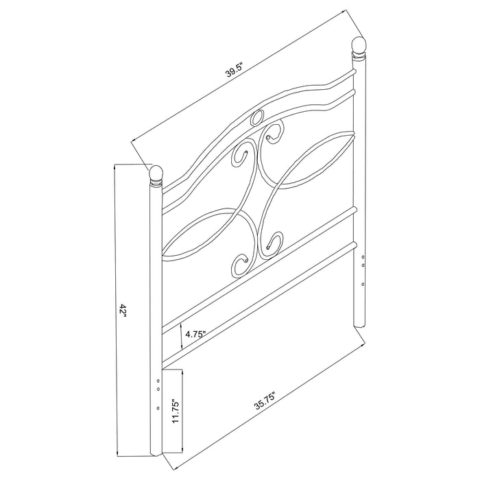Callie Twin Headboard - Orbit Furniture (Richmond,BC)
