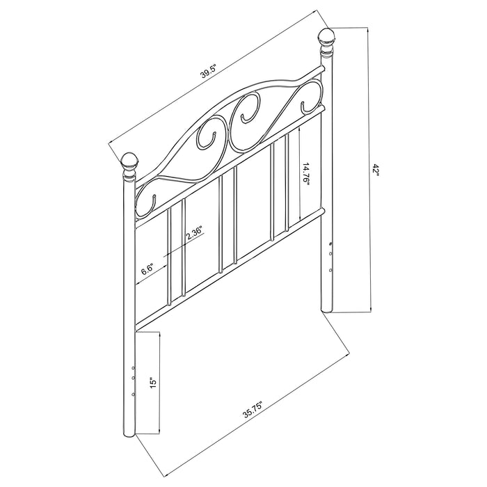 Ellis Twin Headboard - Orbit Furniture (Richmond,BC)