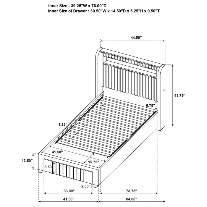 Madison Full & Twin Bed - Orbit Furniture (Richmond,BC)