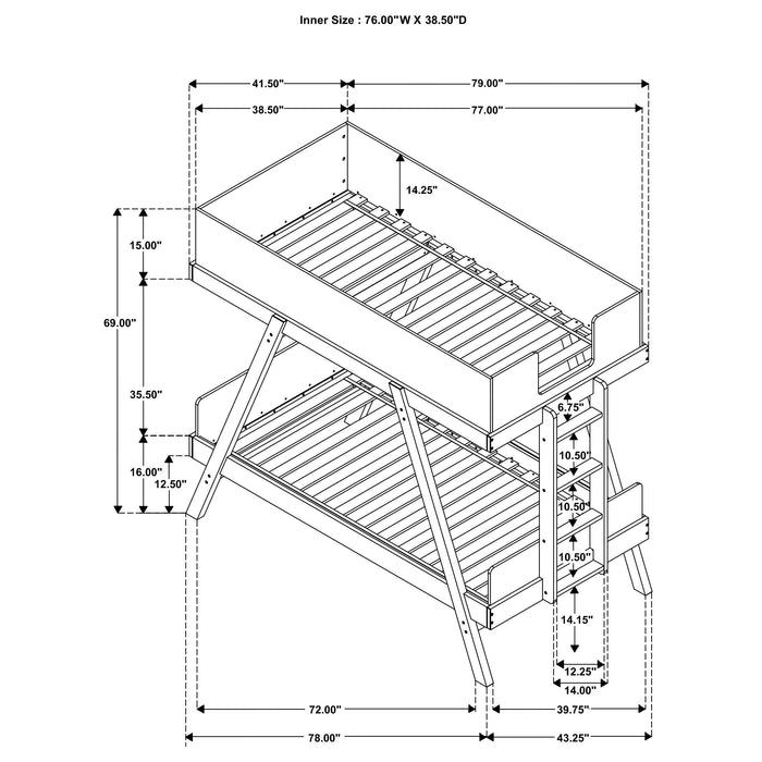 Frankie Bunk Beds - Orbit Furniture (Richmond,BC)