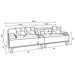 Elizabeth Stationary Sofa - Orbit Furniture (Richmond,BC)
