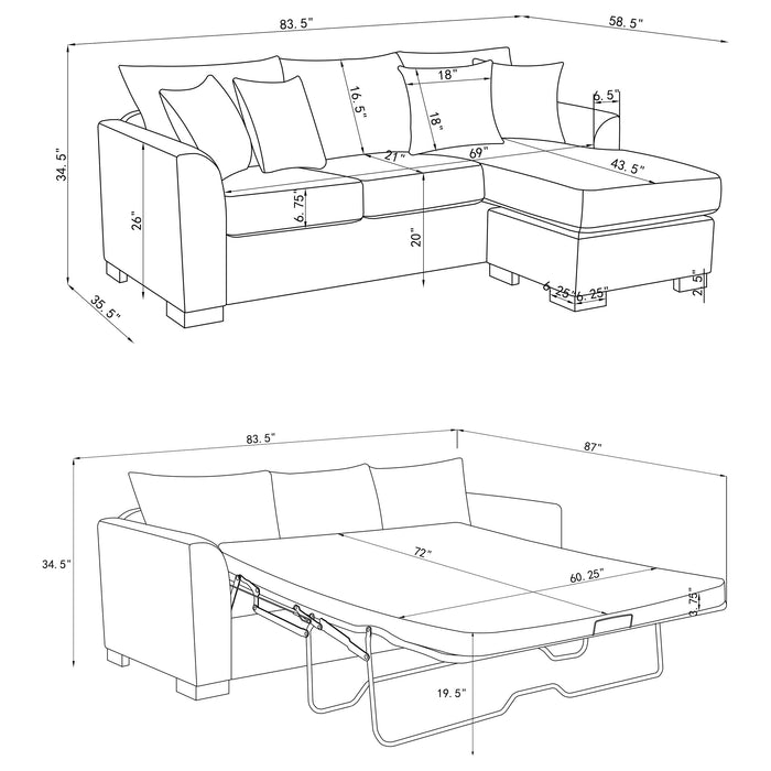 Storey Sleeper Sectionals - Orbit Furniture (Richmond,BC)
