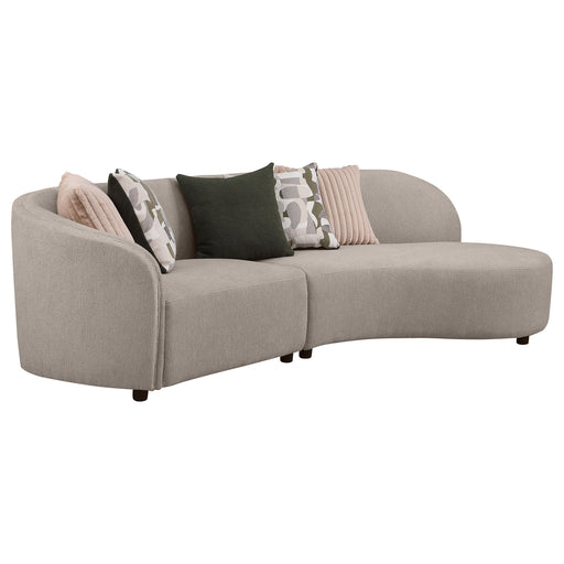 Fayette Stationary Sectionals Greige - Orbit Furniture (Richmond,BC)