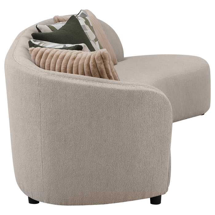 Fayette Stationary Sectionals Greige - Orbit Furniture (Richmond,BC)