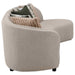 Fayette Stationary Sectionals Greige - Orbit Furniture (Richmond,BC)