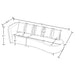 Fayette Stationary Sectionals Greige - Orbit Furniture (Richmond,BC)