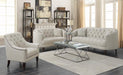 Avonlea Upholstered Tufted Living Room Set Grey - Orbit Furniture (Richmond,BC)