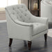 Avonlea Sloped Arm Upholstered Chair Grey - Orbit Furniture (Richmond,BC)