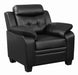 Finley Tufted Upholstered Chair Black - Orbit Furniture (Richmond,BC)