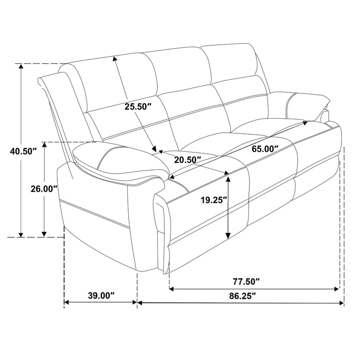 Ellington Stationary 2 Pc Set - Orbit Furniture (Richmond,BC)