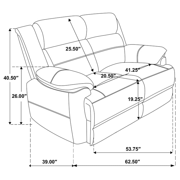 Ellington Stationary 3 Pc Set - Orbit Furniture (Richmond,BC)
