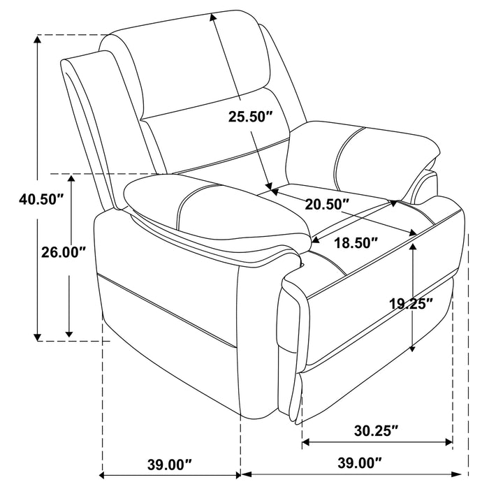 Ellington Stationary 3 Pc Set - Orbit Furniture (Richmond,BC)