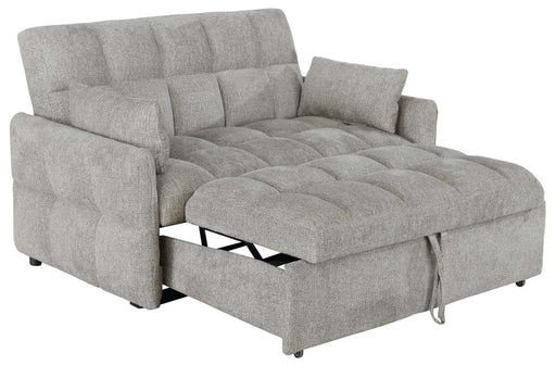 Cotswold Tufted Cushion Sleeper Sofa Bed Light Grey & Dark Grey - Orbit Furniture (Richmond,BC)