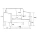 Ruth Stationary 3 Pc Set - Orbit Furniture (Richmond,BC)