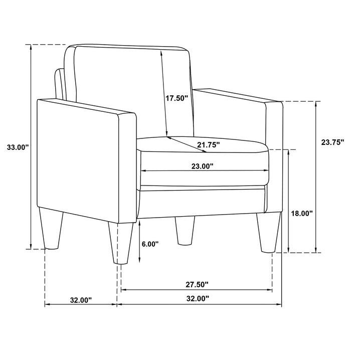 Ruth Accent Chair - Orbit Furniture (Richmond,BC)