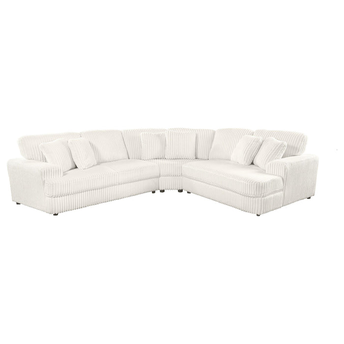 Emberson Upholstered Modular Sectional Sofa Ivory - Orbit Furniture (Richmond,BC)