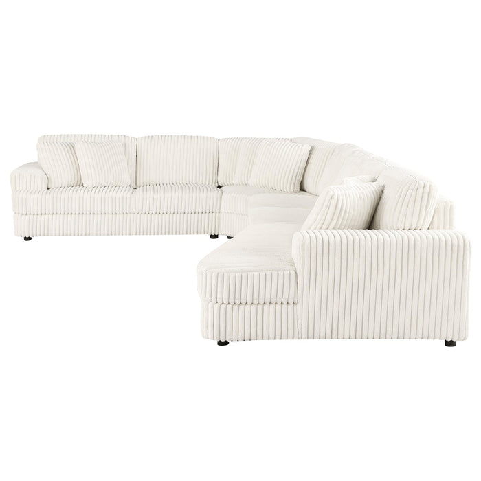 Emberson Upholstered Modular Sectional Sofa Ivory - Orbit Furniture (Richmond,BC)