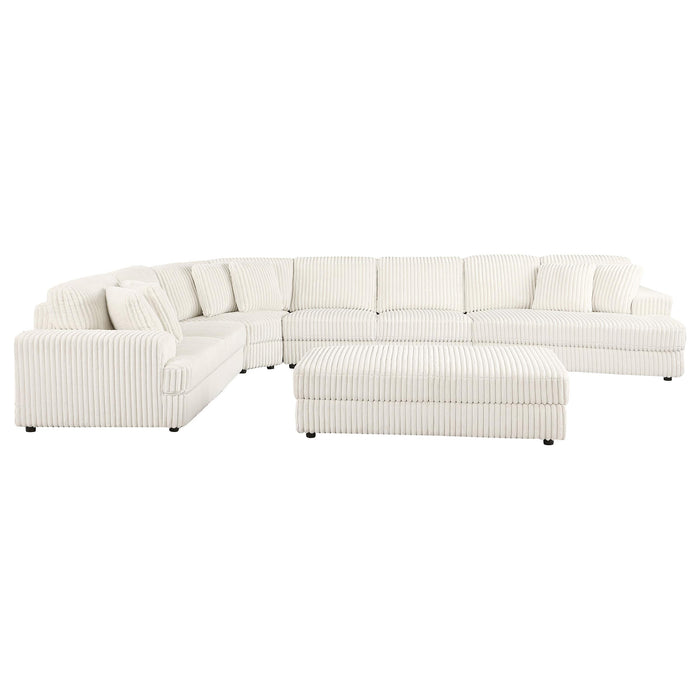 Emberson Upholstered Modular Sectional Sofa Ivory - Orbit Furniture (Richmond,BC)