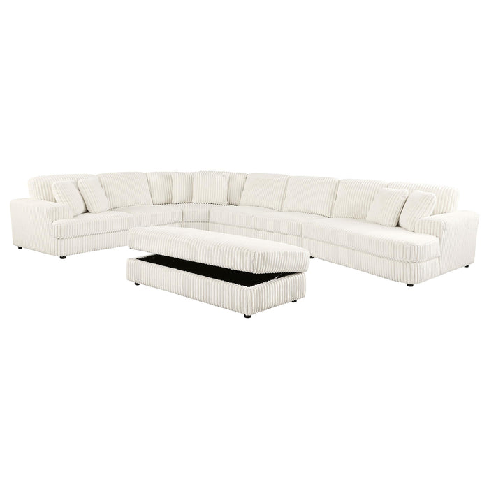 Emberson Upholstered Modular Sectional Sofa Ivory - Orbit Furniture (Richmond,BC)