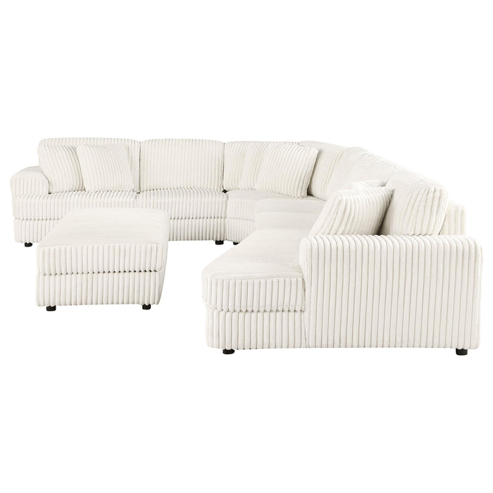 Emberson Upholstered Modular Sectional Sofa Ivory - Orbit Furniture (Richmond,BC)