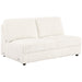 Emberson Upholstered Armless Loveseat Ivory - Orbit Furniture (Richmond,BC)