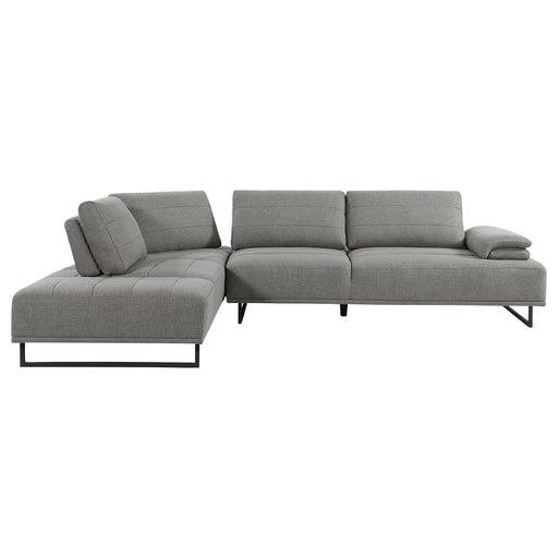 Arden 2-piece Adjustable Back Sectional Taupe - Orbit Furniture (Richmond,BC)