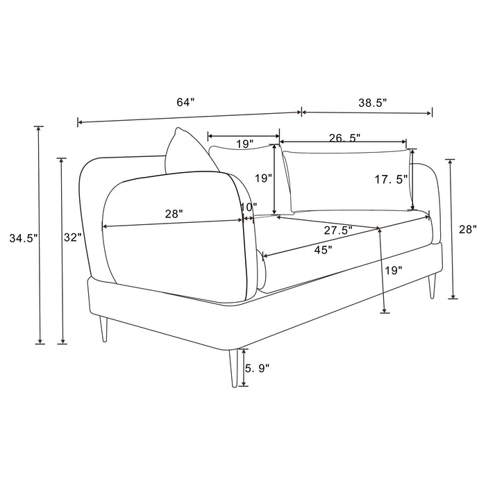 Jade Stationary 2 Pc Set - Orbit Furniture (Richmond,BC)