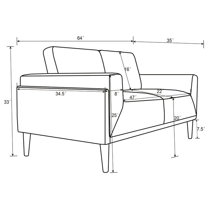 Rilynn Stationary 3 Pc Sets - Orbit Furniture (Richmond,BC)