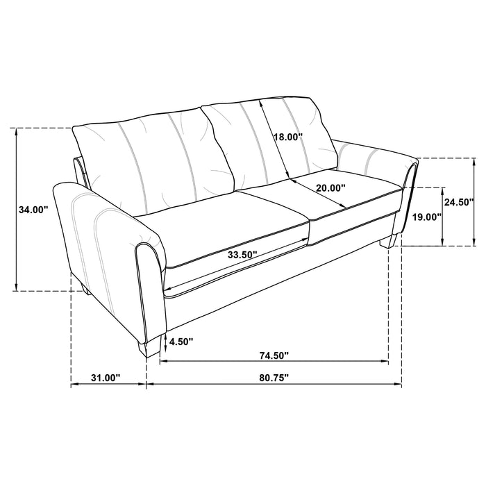 Davis Stationary 3 Pc Set - Orbit Furniture (Richmond,BC)