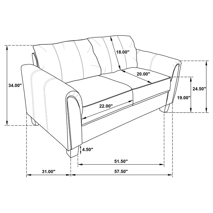 Davis Stationary 3 Pc Set - Orbit Furniture (Richmond,BC)