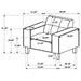 Deerhurst Accent Chair - Orbit Furniture (Richmond,BC)