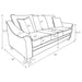 Tomkins Stationary Sofa - Orbit Furniture (Richmond,BC)