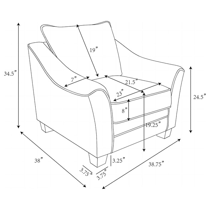 Tomkins Accent Chair - Orbit Furniture (Richmond,BC)