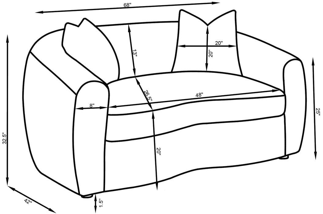 Isabella Stationary 3 Pc Sets - Orbit Furniture (Richmond,BC)