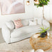 Isabella Upholstered Tight Back Sofa White - Orbit Furniture (Richmond,BC)