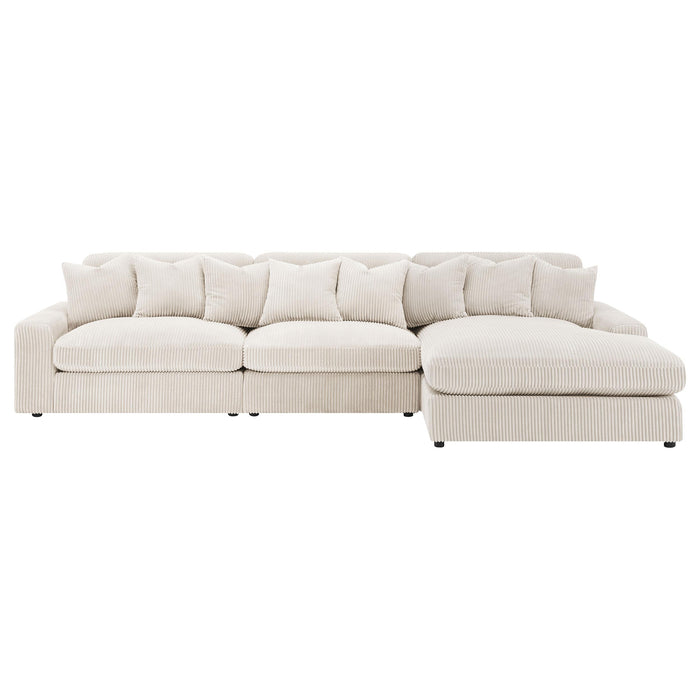 Blaine Upholstered Reversible Chaise Sectional Sofa - Orbit Furniture (Richmond,BC)