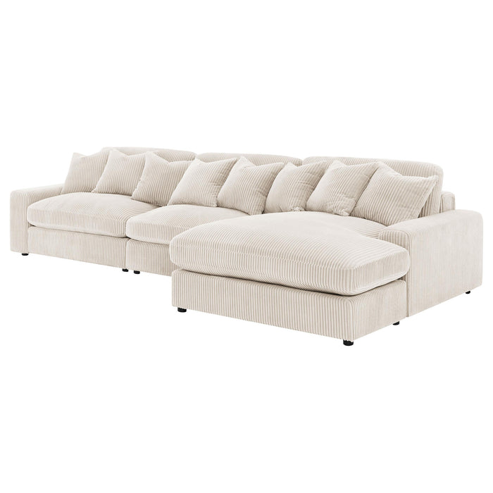 Blaine Upholstered Reversible Chaise Sectional Sofa - Orbit Furniture (Richmond,BC)