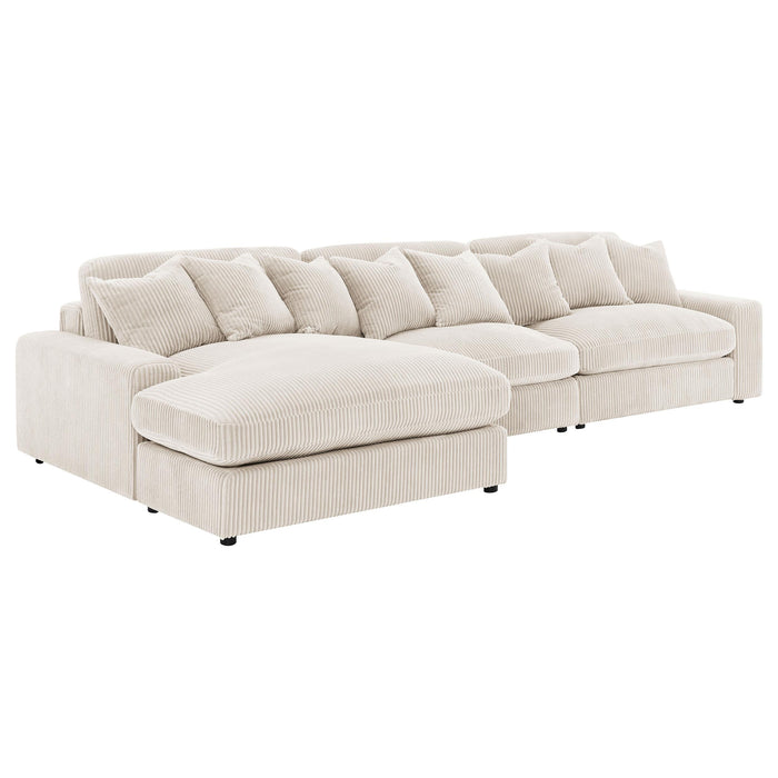 Blaine Upholstered Reversible Chaise Sectional Sofa - Orbit Furniture (Richmond,BC)