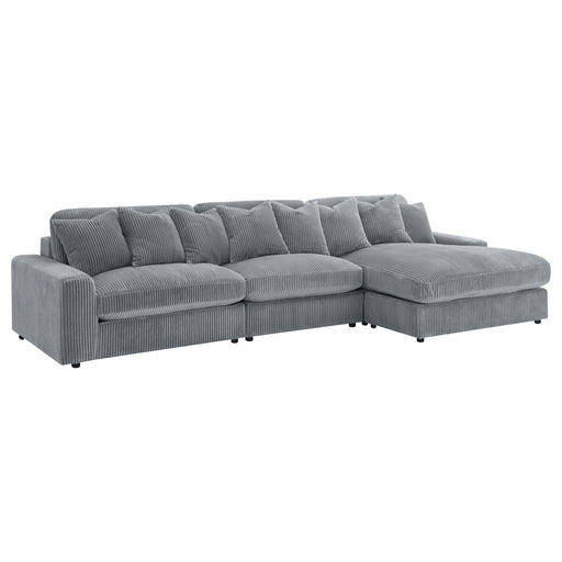 Blaine Upholstered Reversible Chaise Sectional Sofa - Orbit Furniture (Richmond,BC)